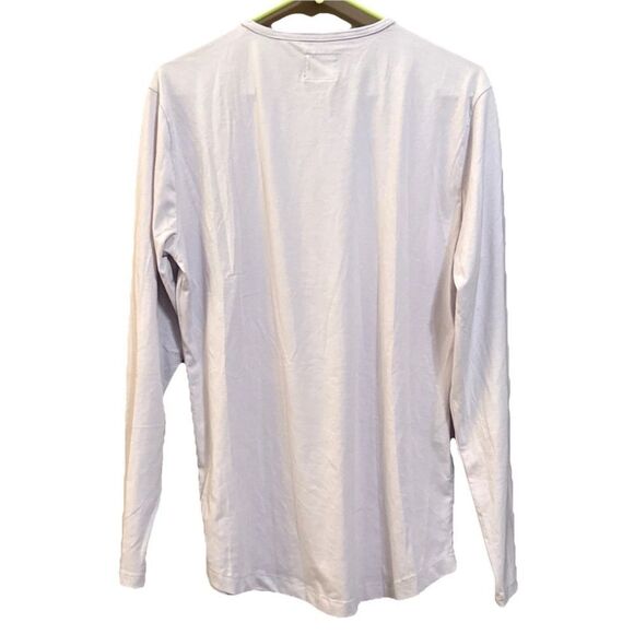 Cuts Clothing Men's Long Sleeve Curve Hem Crew NeckSignature Fit Tee- M - Picture 2 of 6